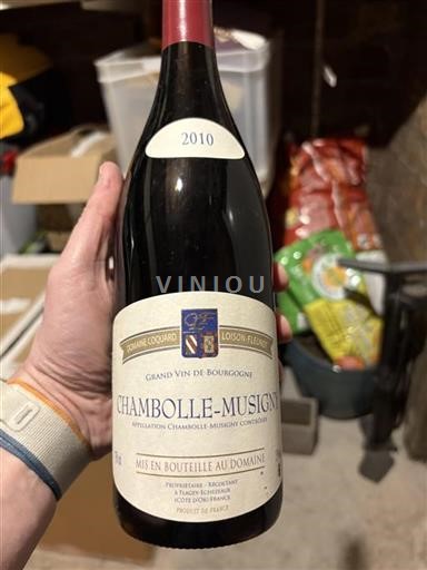 Burgundy Chambolle-Musigny Grand Cru Domaine Coquard Loisonfleurot 2010