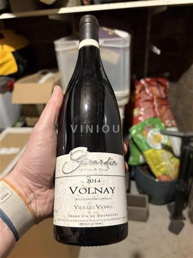 Burgundi Volnay Grand Cru Girardin Père & Fils Vieilles Vignes 2014