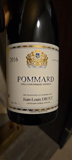 Bourgondië Pommard Jeanlouis Drouot 2016