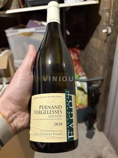 Burgund Pernand-Vergelesses Jeancharles Fagot Les Pins 2020