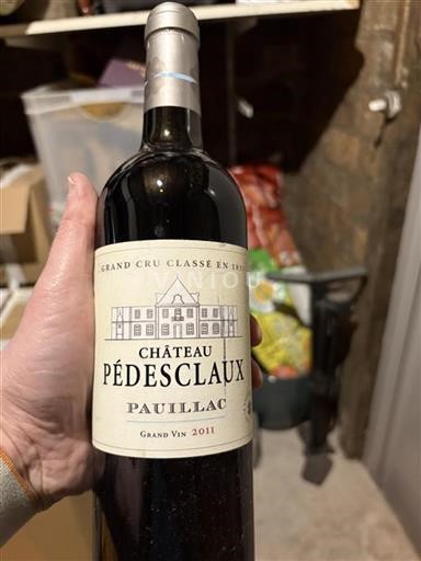 Bordeaux Pauillac Grand Cru Château Pedesclaux 2011