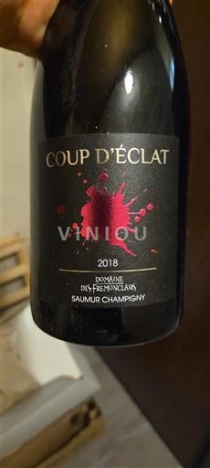 Valle della Loira Saumur-Champigny Domaine Des Frémonclairs Coup d'Éclat 2018