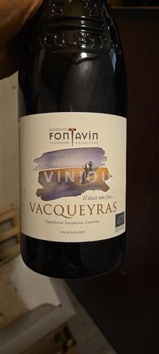 Rhône Valley Vacqueyras Domaine Fontavin Il était une fois... 2019