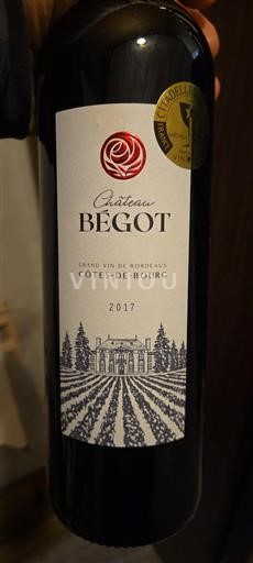 Bordeaux Côtes-de-bourg Grand Cru Château Bégot 2017