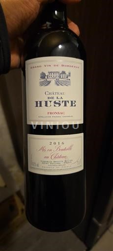 Bordeaux Fronsac Château La Huste 2016