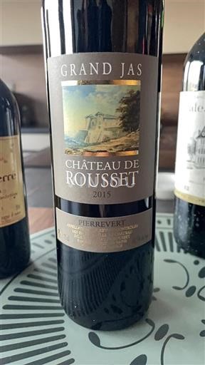 Vallée du Rhône Pierrevert Château Rousset Grand Jas 2015