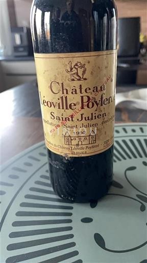 Bordeaux Saint-Julien Grand Cru Château Leoville Poyferre 1992