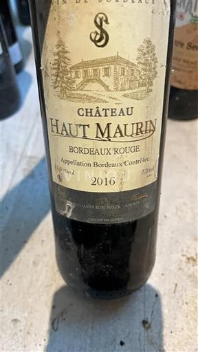 Bordeaux Bordeaux rosé Château Haut Maurin 2016