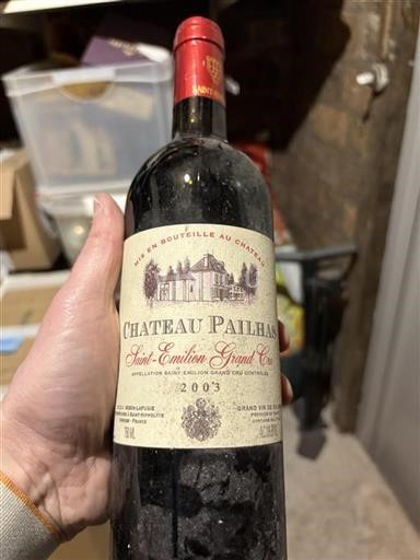 Bordeaux Saint-Émilion Grand Cru Grand Cru Château Pailhas 2003