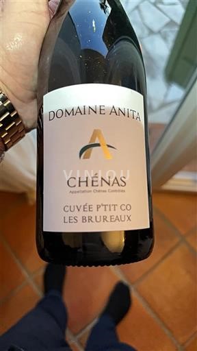 Vin Rouge sec P'tit Co Les Brureaux Domaine Anita 2023 France Beaujolais Chénas