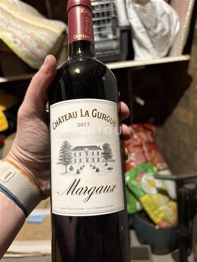 Bordeaux Margaux Grand Cru Château La Gurgue 2017