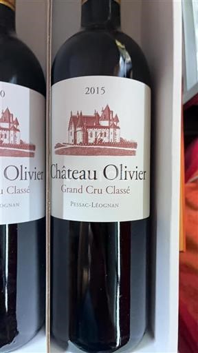 Bordeaux Pessac-Léognan Grand Cru Château Olivier 2015