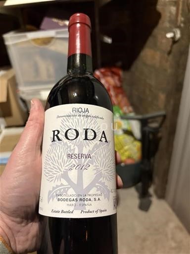 La Rioja Rioja Bodegas Roda Reserva 2012