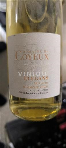 Údolí Rhôny Muscat de Beaumes de Venise Domaine Coyeux Elegans 2014