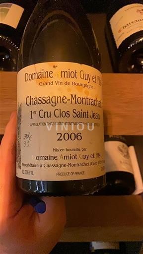Borgogna Chassagne-Montrachet Premier Cru Domaine Amiot Guy Et Fils 2006