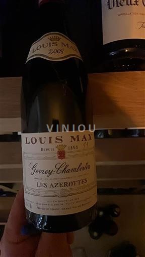 Bourgogne Gevrey-chambertin Grand Cru Louis Max Les Azerottes 2008