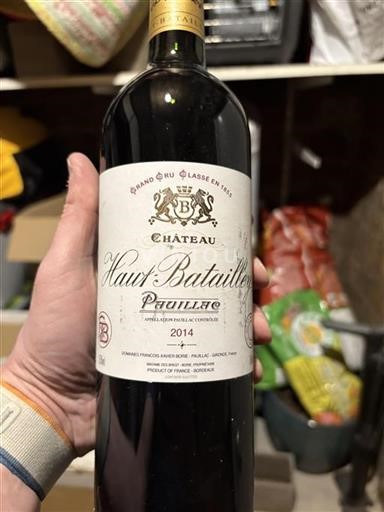Bordeaux Pauillac Grand Cru Château Hautbatailley 2014