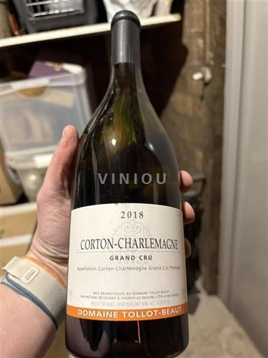 Bourgondië Corton-charlemagne Grand Cru Domaine Tollotbeaut 2018