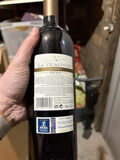 La Rioja Rioja Grand Cru La Vicalanda Gran Reserva 2009