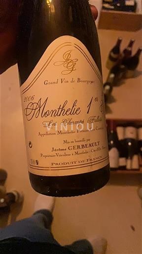Bourgogne Ikke specificeret Premier Cru Jérôme Gerbeault Les Champs Fulliot 2006
