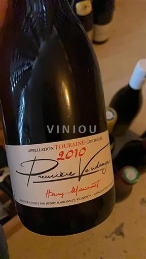 Vallée de la Loire Touraine Henry Marionnet Première Vendange 2010