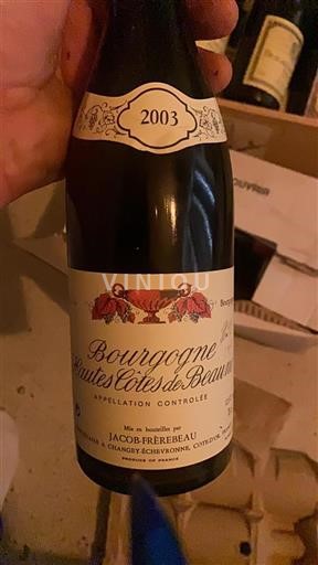 Burgundy Hautes-Côtes de Beaune Jacob Frerebeau 2003