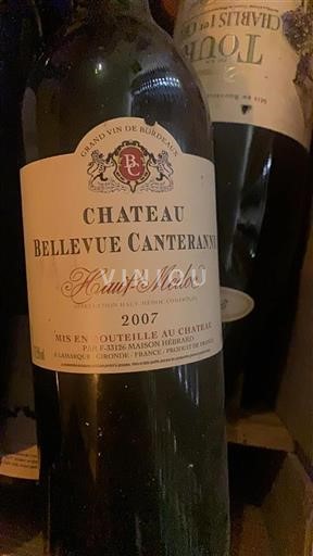 Bordeaux Haut-Médoc Château Bellevue Canteranne 2007