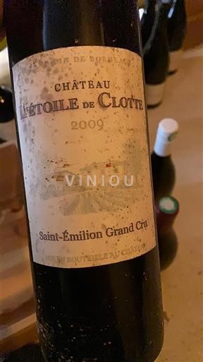 Bordeaux Saint-Émilion Grand Cru Grand Cru Château L'étoile De Clotte 2009