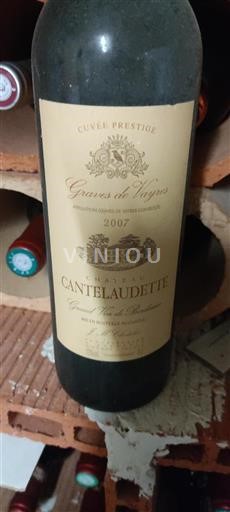 Bordeaux Graves-de-vayres Château Cantelaudette Prestige 2007