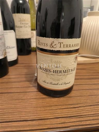 Vallée du Rhône Crozes-hermitage Rives & Terrasses 2020
