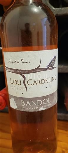 Provence Bandol Lou Cardelino 2014