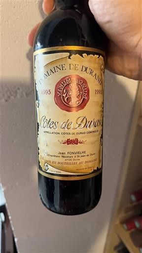 Southwest Côtes de Duras Domaine Durand 1995