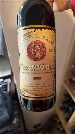 Southwest Côtes de Duras Domaine Durand 2000
