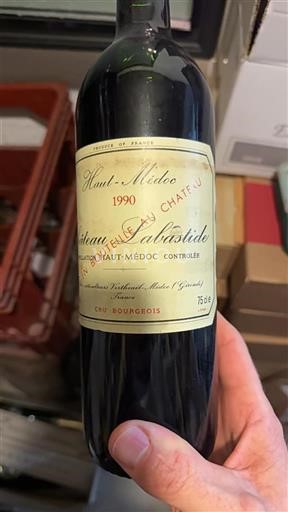 Bordeaux Haut-Médoc Cru Bourgeois Château Labastide 1990