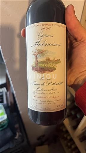 Bordeaux Moulis-en-Médoc Cru Bourgeois Château Malmaison 1996