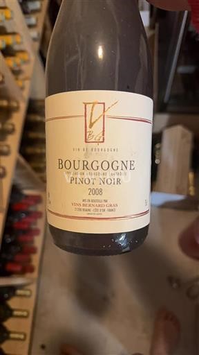 Burgundi Bourgogne Vins Bernard Gras 2008
