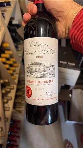 Bordeaux Lalande-de-Pomerol Chevrol Bel Air 1998