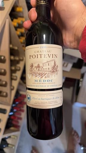 Bordeaux Médoc Château Poitevin 1998