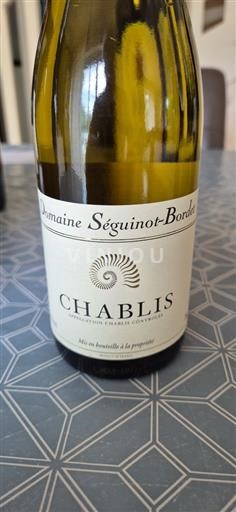 Bourgogne Chablis Domaine Séguinotbordet 2023