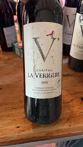 Bordeaux Bordeaux Supérieur Château La Verrière 2020