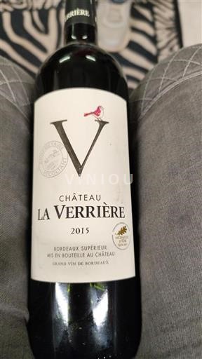 Bordeaux Bordeaux supérieur Château La Verrière 2015