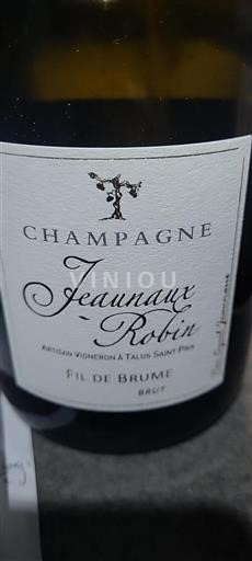 Champagne Jeaunauxrobin Fil de Brume Non-Vintage