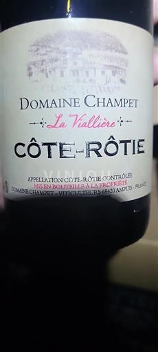 Rhônevallei Côte-rôtie Domaine Champer La Viallière 2023