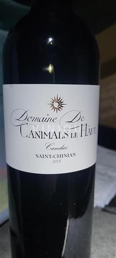 Languedoc Saint-Chinian Domaine Canimals Le Haut Candice 2019