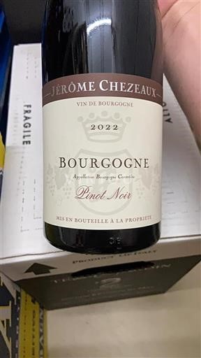 Bourgogne Domaine Jérôme Chezeaux Pinot Noir 2022