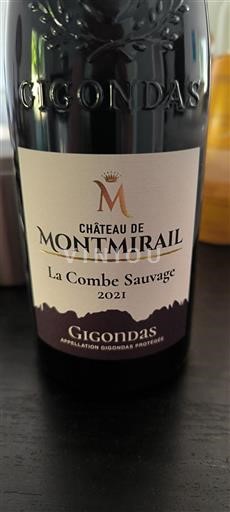 Vallée du Rhône Gigondas Château Montmirail La Combe Sauvage 2021