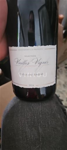 Rhônedalen Côtes du Rhône Sélection Vieilles Vignes 2014