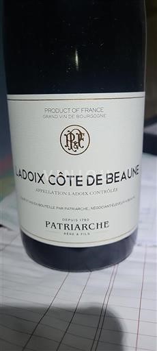 Burgundija Ladoix Premier Cru Patriarche Père Et Fils 2019