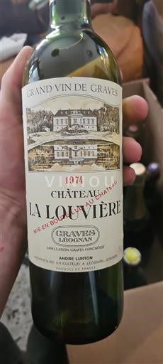 Bordeaux Graves Château La Louvière 1974
