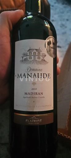 Zuidwest-Frankrijk Madiran Domaine Manaude 2014